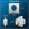 Dryer Vent Connector, Twist Lock Dryer Hose Vent Kit with Quick Connect & Disconnect, Dryer Vent wi