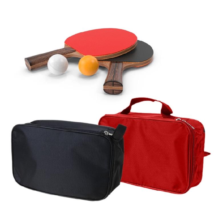 Table Tennis Racket Net Rack Bag Pingpong Paddle Container With Handle Large Capacity Table Tennis Paddle Cover Bag
