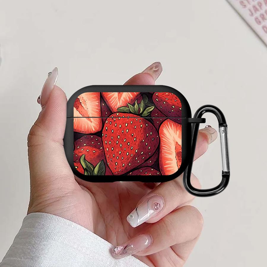 Чехол для наушников Cover Case Для Airpods 1 Pro3 4 2 3 Pro Pro2 Клубника Модный