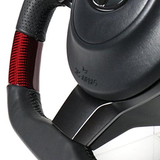 НАСТОЯЩИЙ СПОРТИВНЫЙ РУЛЬ Prius Prius Mark Красный Карбон [GR86/GR Vitz/GR PHV, , X, Harrier, Voxy, Noah, Aqua] GR-RDC-BK-GR