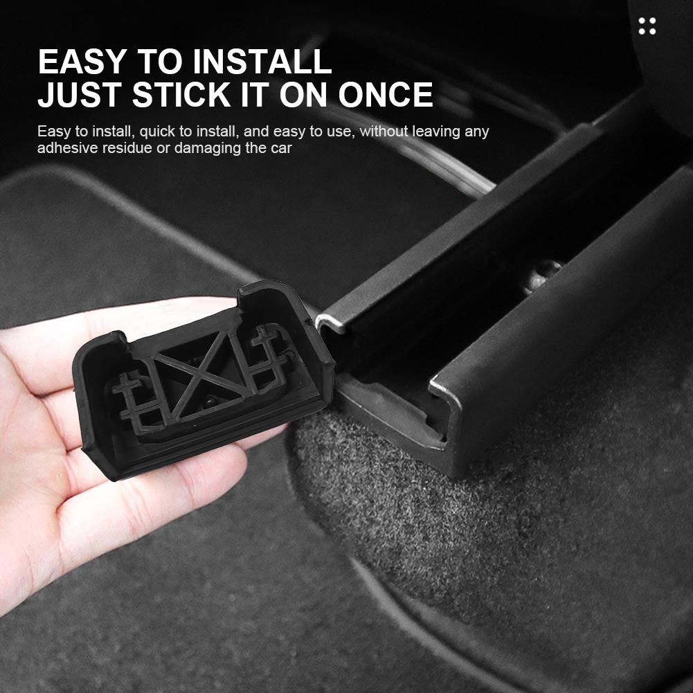 Крышка направляющей сиденья, резиновая заглушка, препятствующая столкновению, противоударные направляющие заднего сиденья для Tesla Model 3/Y, аксессуары для интерьера