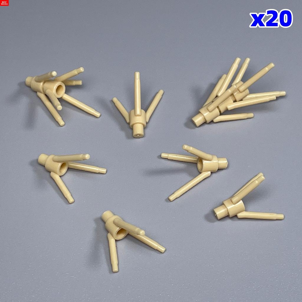 200 шт./лот Детали MOC 24855 Стебель растения/цветка с нижним штырьком Для деталей конструктора DIY Рождественский подарок Игрушка