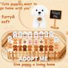 12-48Pcs Teddy Dog Plushies Bulk Adopt A Puppy Party Dog Birthday Gift Party Favor Puppy Stuffed Animal For Kids Party Decor