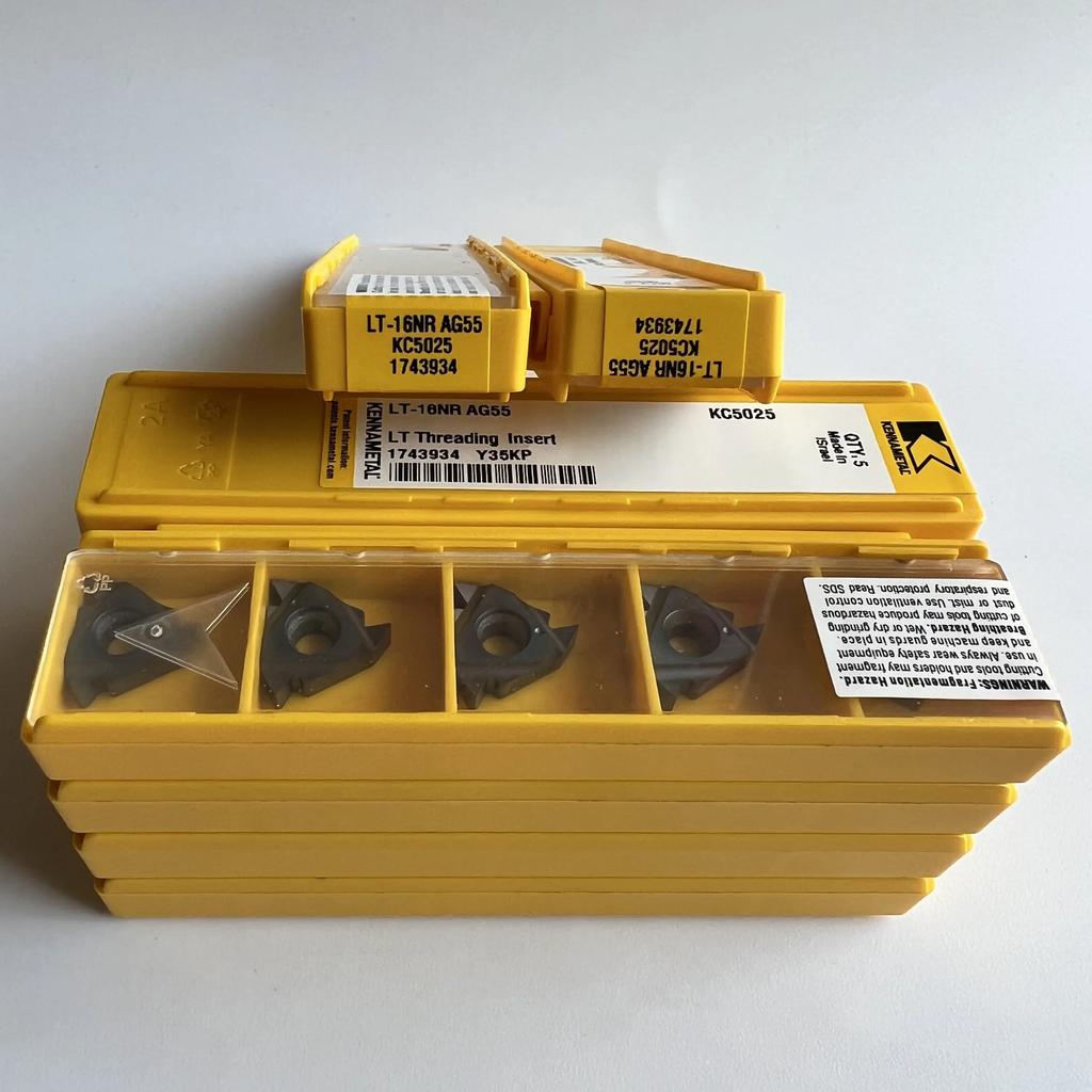 Original / LT-16NRAG55 KC5025 / Industrial Indexable Carbide Inserts 10 Pcs