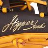 Rawlings Padres HYPER TECH MLB TEAM GR5HTMN62 Baseball Size Glove, Softball, Adult, [Infielder's Glove], 11.25 (Right-Handed Thrower, Left-Handed)