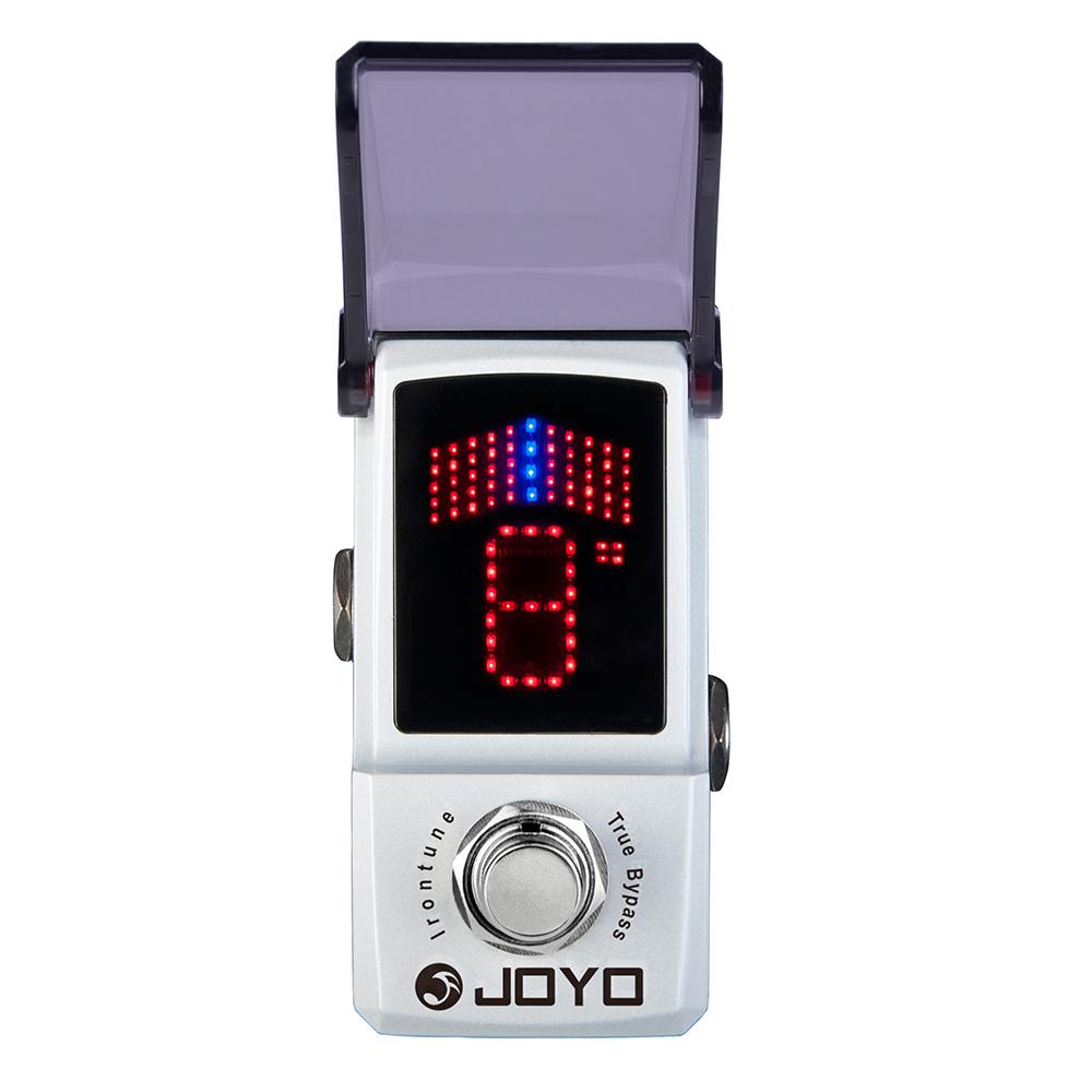 JOYO JF-326 IRONTUNE Педаль-тюнер Высокоточная и чувствительная функция настройки Светодиодный дисплей Педаль-тюнер для электрогитары и бас-гитары