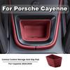 Для Porsche Cayenne 2024 2025 автомобильный силиконовый центральный консольный органайзер коробка держатель для стакана беспроводная зарядная панель вставка для стакана аксессуары