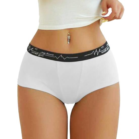 Women Panties High Waist Elastic Thin Seamless Butt-lifted Soft Breathable Anti-septic