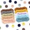 20PCS Handmade Hats Bags PU Leather Clothes Tags Garment Labels Label Hand Made With Love