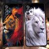 Чехол для телефона 'Лев' для Samsung Galaxy A15 A14 A25 A54 A34 A51 A71 A72 A73 A32 A52 A52S A11 A21S A31 A41 5G Мягкий чехол Capas Сумка