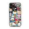 HK13 Lovely Kitty MixBlack Sofe Case for Xiaomi Poco X6 X4 M5 M6 F5 F6 C65 C55 C50 C51 C40 Pro Redmi 14C A3X 13C 12C 11T 10A 9C Note 7 6 8A Plus