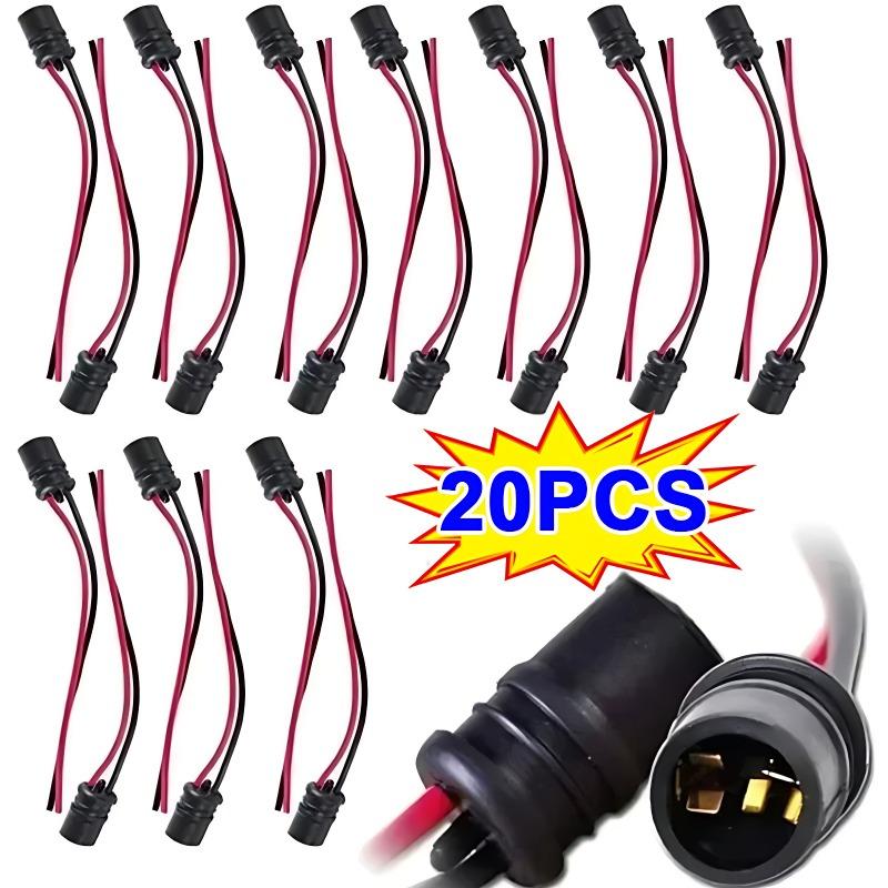 DC12V T10 W5W 147 Разъем Держатель Проводка Лампочки Мягкая Резина Жгут Замена Автомобильные Аксессуары