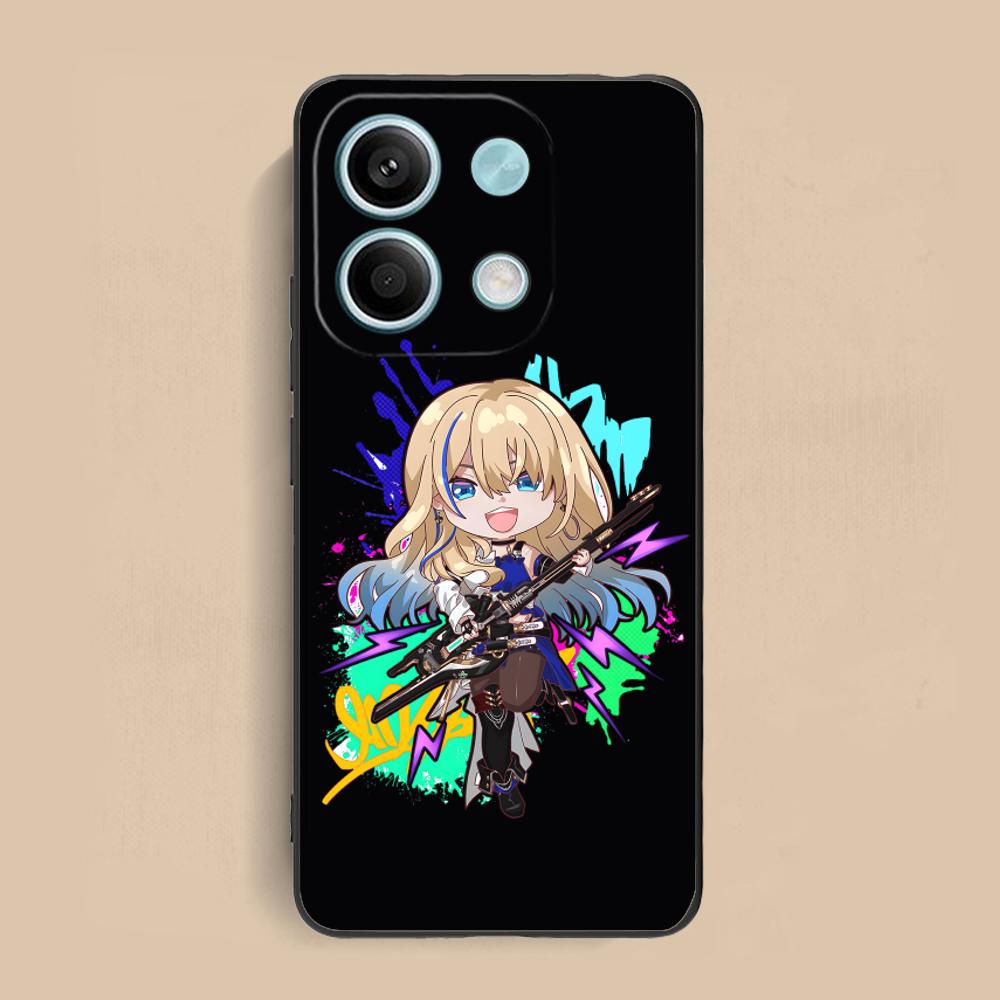 HSR Serval Матовый ТПУ Чехол для Мобильного Телефона для Xiaomi Redmi Note 14 13 12 11 S Pro Plus 4G 5G Цветная Печать Обложка
