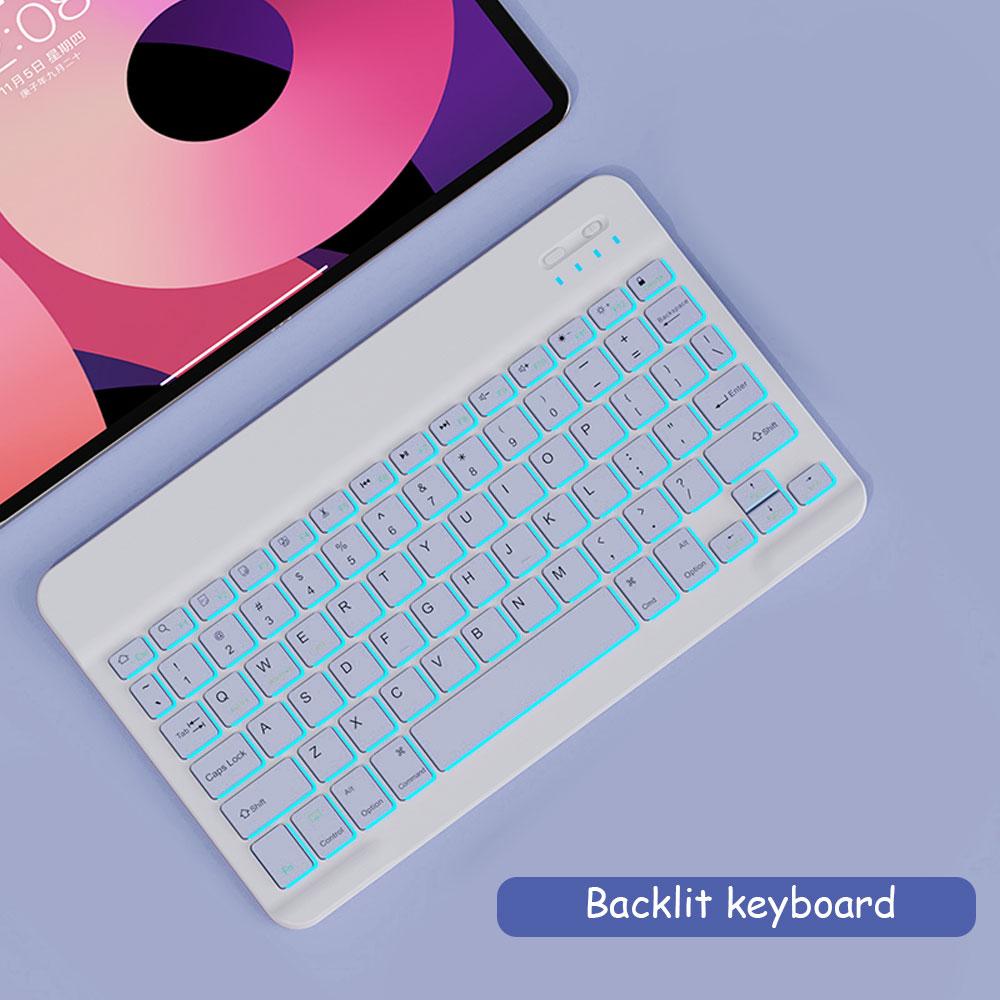 Беспроводная Bluetooth-клавиатура и мышь, русский, французский, португальский, испанский, корейский язык для Android iOS, Windows Phone, планшета, iPad