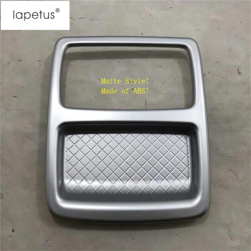 Rear Seat Water Cup Holder Frame Panel Decoration Cover Trim For Honda Accord 2018 - ABS Matte / Carbon Fiber Accessories