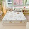 Простыня на резинке в цветочном стиле из чистого хлопка, покрывало для кровати, простыни для взрослых и детей, мягкое постельное белье для дома (Наволочка Нужен заказ)