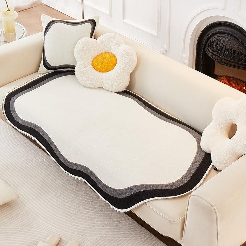 Диванная подушка специальной формы Four Seasons Universal Irregular Straight Row Tofu Block Диванная подушка Нескользящий Чехол для дивана Полотенце