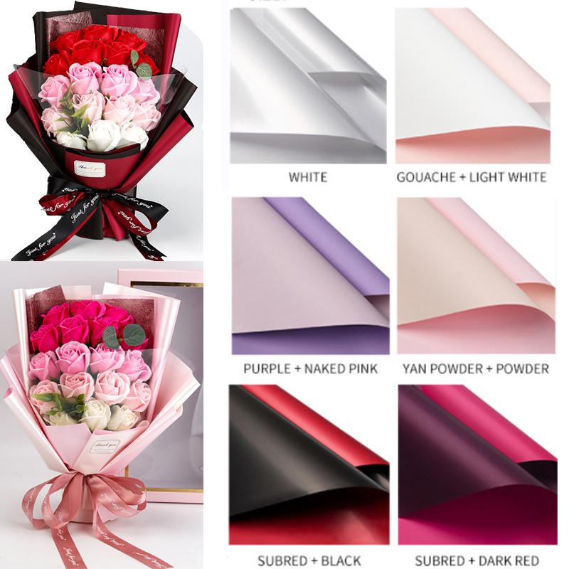 20Pcs Waterproof Flower Gift Wrapping Paper Florist Bouquet Packaging DIY Decor