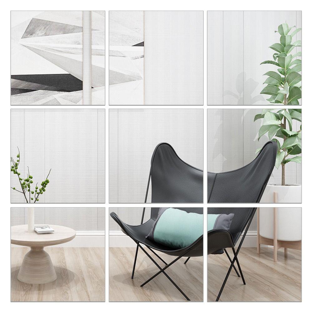 Non Glass PET Plastic Mirror Sheet Unbreakable Square Wall Mounted Mirror  DIY Craft