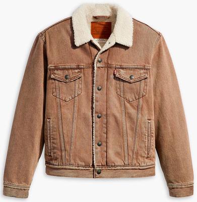 Демисезонная куртка Type 3 Sherpa Trucker Jacket breakfast brown