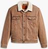 Demi-season Jacket Type 3 Sherpa Trucker Jacket Breakfast Brown