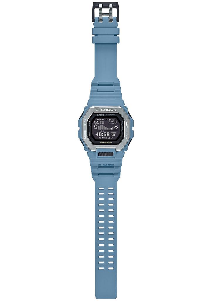 Watch Equipped with Bluetooth Biomass Plastic Blue [Casio] G-Shock [] G-LIDE GBX-100-2AJF Men's