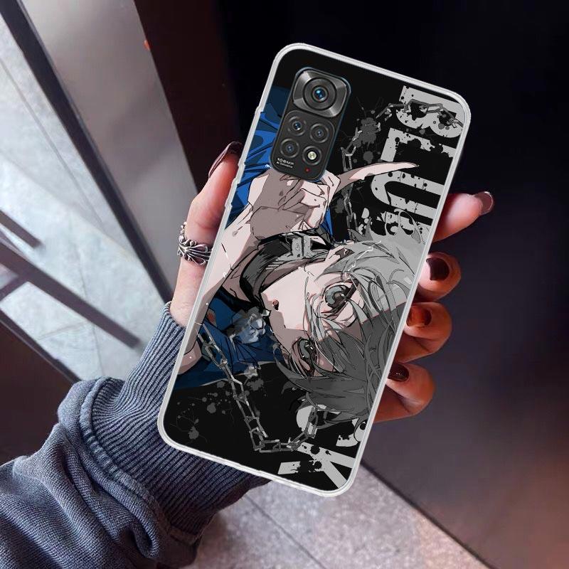 Blue Lock Nagi Seishiro Phone Case For Xiaomi Redmi Note 10 11 12 13 14 15 Pro Plus 11S 12S 14S 11T 11E 10S Soft TPU Back Cover
