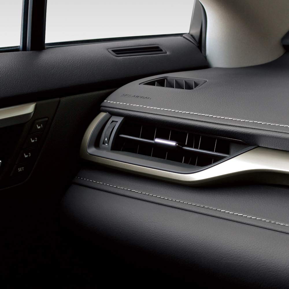 Tsuchiya Yac Lexus 20 Series RX Dedicated Air Conditioner Drink Holder for Passenger Long X Wide X High (SY-L2) Seat, Black, 15.4cm 14.6cm 19.4cm