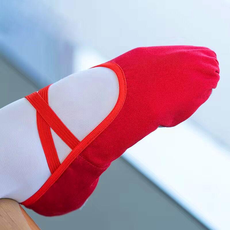 Girls' Strapless Non-Slip Soft Sole Ballet and Modern Dance Shoes