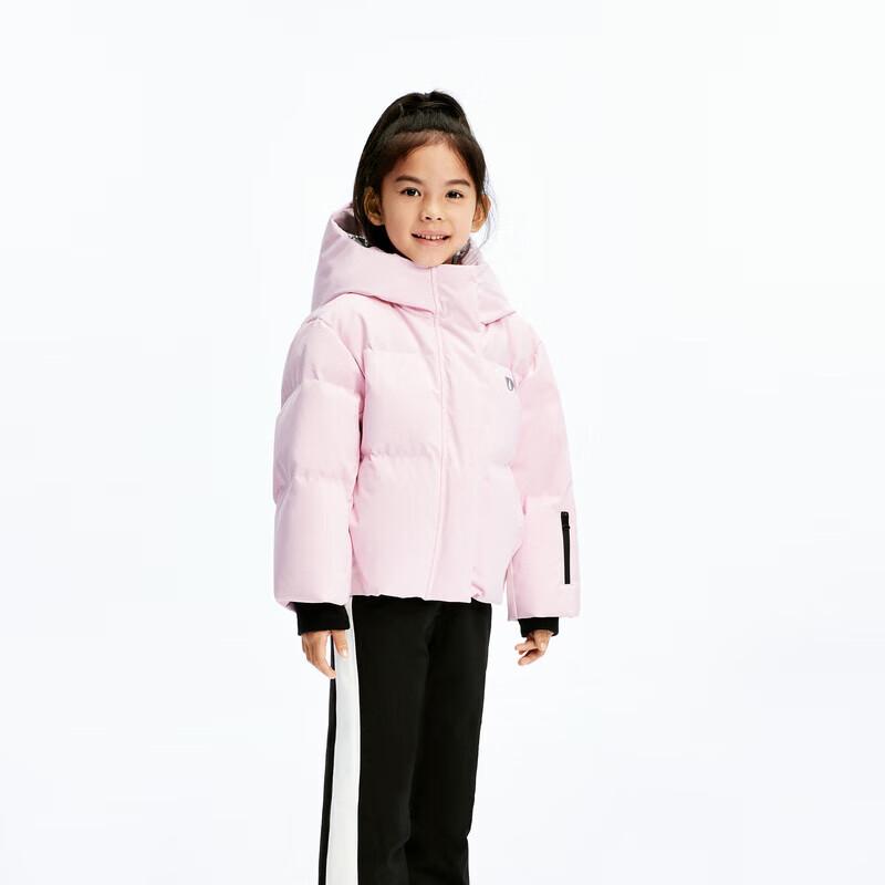 little MO&Co. Girls' Water-Repellent Hooded Down Jacket