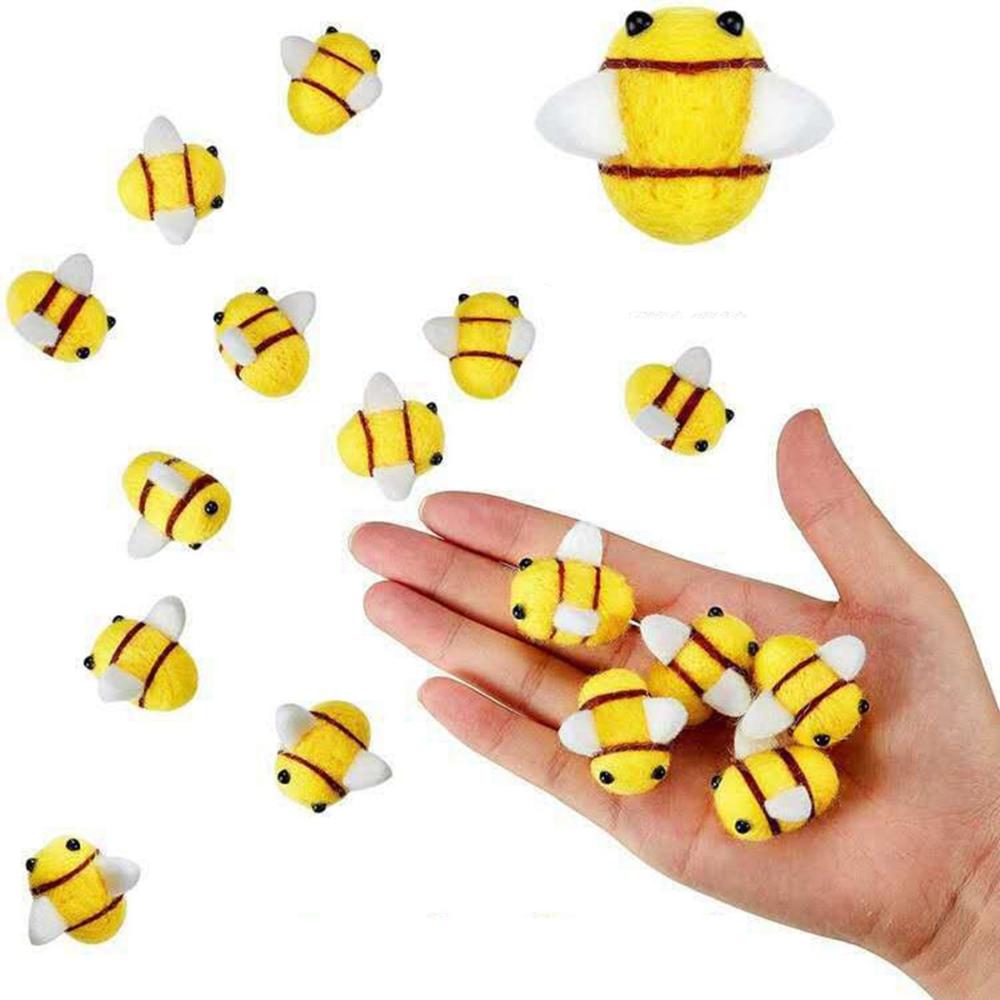 Decoration Costume Accessories Baby Shower Nursery Cute Plush Balls Toys Craft Bumble Bees Ornament
