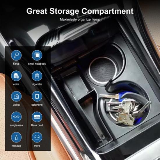 Center Console Organizer Storage Box Tray For Mercedes Benz GLC