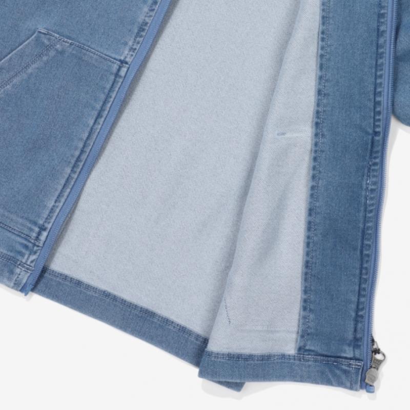 [fila Kids] Denim Hoodie Zip Up  Fk2ftf1106x Dem  q0zFk2ftf1106xDem