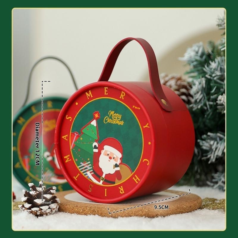 2025 Новый Рождественский Яблочный Бокс Подарочная Коробка Рождественский Сочельник Рождественская Коробка для Упаковки Фруктов Рождественская Подарочная Коробка (Исключая Яблоки)