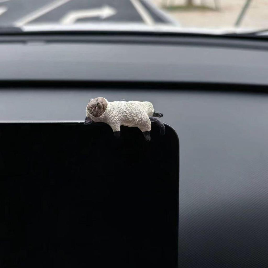Очаровательное украшение для автомобиля в виде сонного котенка - Декорация для дисплея центральной консоли