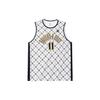 Логотип Принт Узор Круглый вырез Без рукавов Баскетбольная майка Мужская майка Белый 152231206R-1