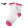 Non Slip Bedtime Socks 1 Pair Women Fuzzy for Valentine's Day, Warm Fluffy Coral Fleece Winter Slipper Socks, Fall Thick Sleeping Gift Holiday House