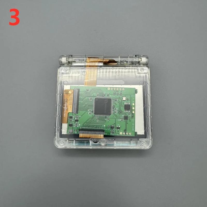 Новый GBASP IPS LCD 2025 г. Комплект с ЖК-экраном IPS высокой яркости 2,9 дюйма и корпусом для Gameboy advance SP