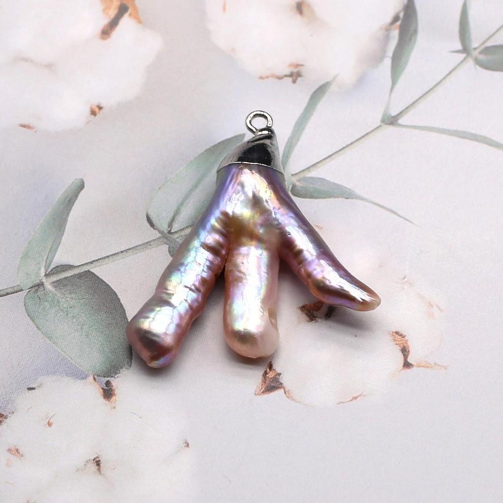 Pearl Pendant Freshwater Pearl Baroque Pendant For Jewelry Making DIY Necklace Accessory