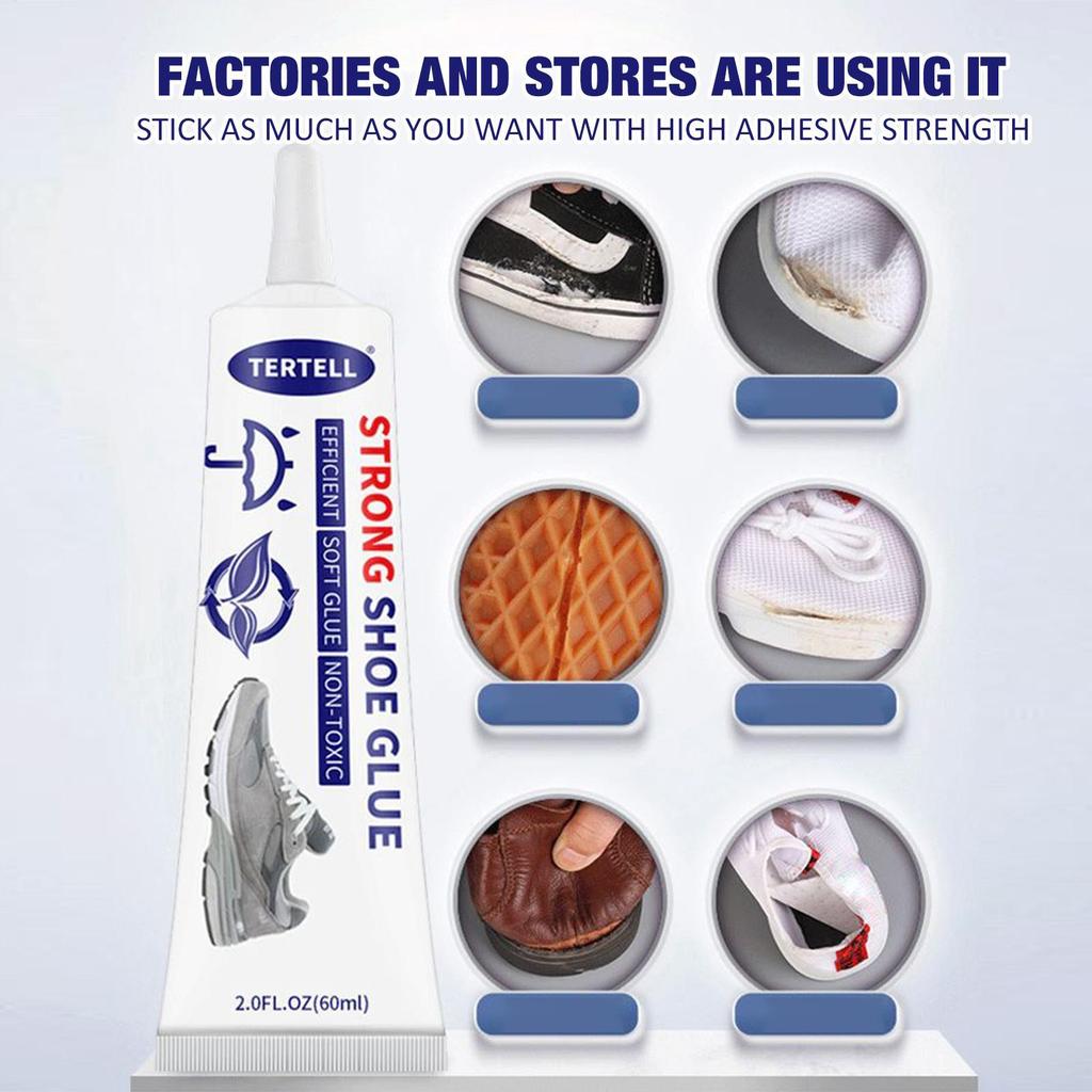 60 мл Сильный клей для обуви Универсальные водонепроницаемые герметики для кроссовок, ботинок, кожи, клей для быстрого ремонта, обувной клей