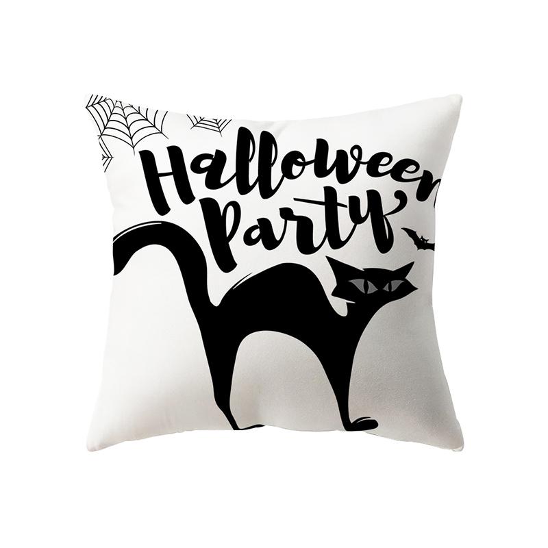 Хэллоуин тема ужас тыква ведьма принт узор наволочка дома гостиная диван украшения квадратная подушка наволочка
