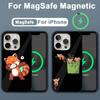 Животное Красная панда Милый чехол для телефона Для iPhone 16,15,14,13,12,11,Plus,Pro,Max,Mini Магнитная беспроводная зарядка Magsafe