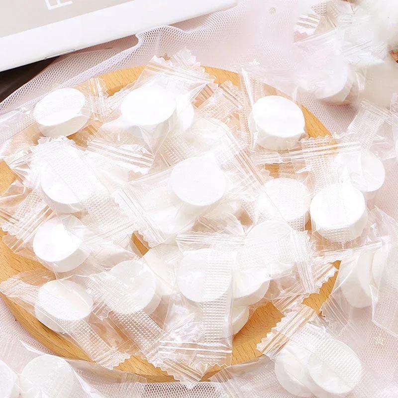 30 шт. Портативное сжатое полотенце одноразовое для очищения лица мягкое сжатое полотенце для рук нетканые салфетки для снятия макияжа