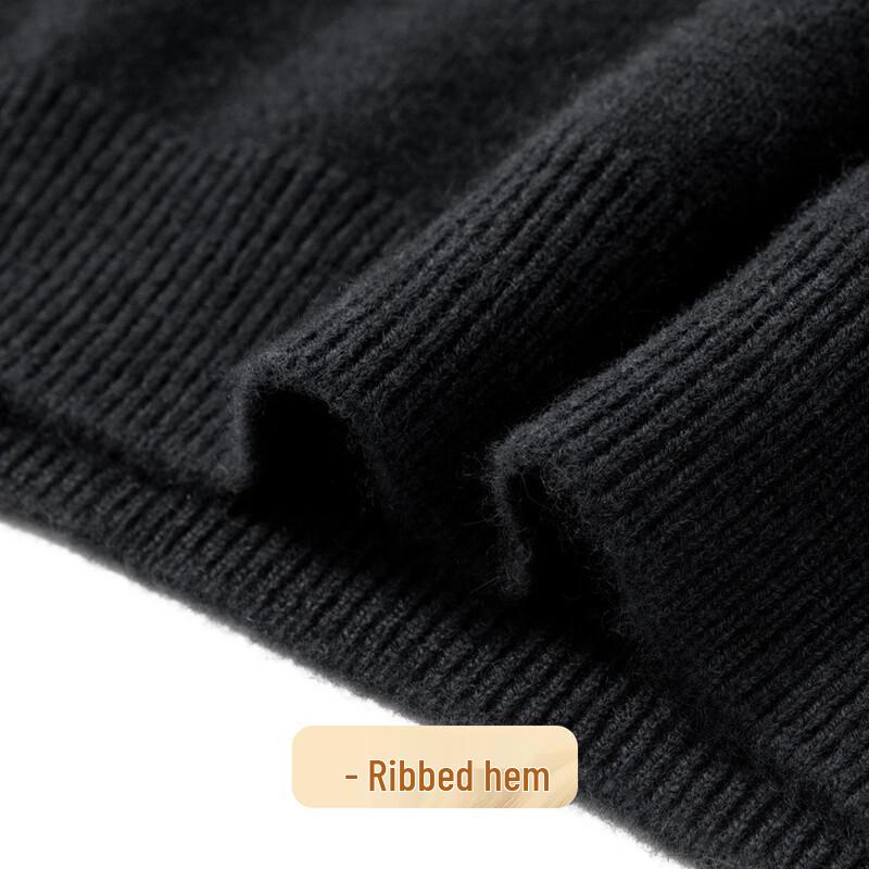 Men's 430G Luxury 100% Cashmere Half-High Collar Sweater