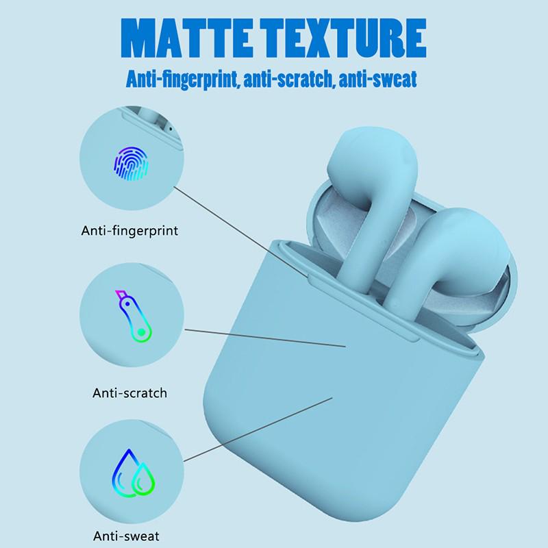 Inpods 12 разноцветные беспроводные Bluetooth наушники-гарнитура в зарядном боксе