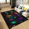 Cartoon Gamer Game Controller Area Rug Large,Carpets Rug for Living Room Children's Room,Kids Play Crawl Non-slip Floor Mat Gift