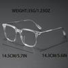 1 шт. Модные очки Классическая квадратная металлическая оправа с прозрачными линзами, стиль киберпанк, для мужчин и женщин
