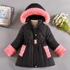 Girls Autumn and Winter Loose Thickened and Padded Medium-length Warm Jacket Casual Outerwear