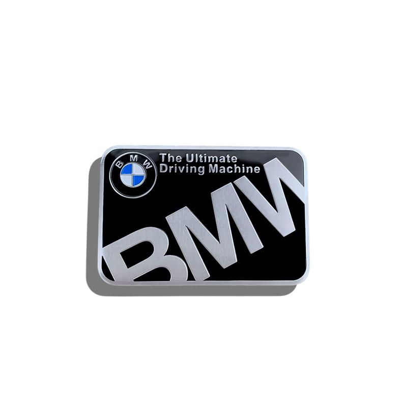 AALN1 3D Aluminum Car Badge Sticker Body Trunk Decoration Decal Modification Accessories For BMW E36 E46 E90 E60 E39 F30 F10 F20 X5