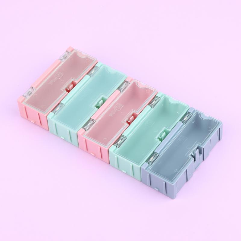 5 шт. Для SMD SMT Электронный ящик Электронные компоненты Маленькие винты Гайки Шайбы Контейнер Мини-пластиковые коробки для хранения с возможностью соединения